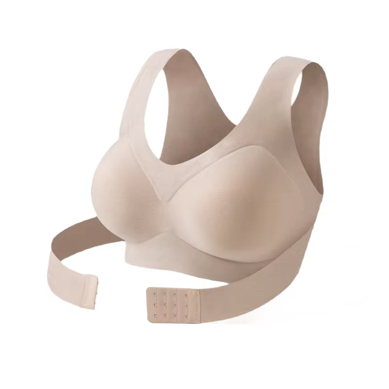 1/2PCS Women'S Posture Correction Bras Seamless Wireless Push up Bralette with Cross Back Support Female Lingerie